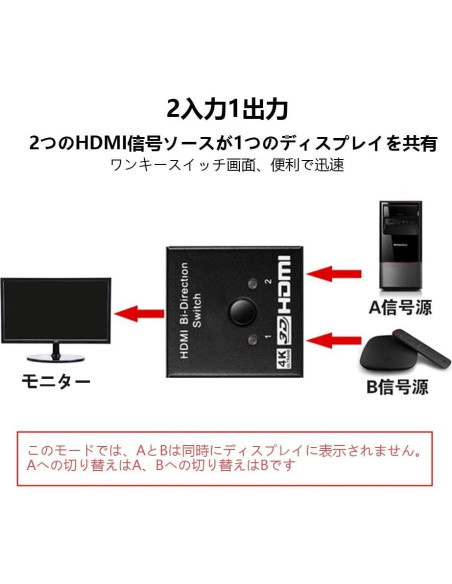Selector HDMI Bidireccional 4K OKUBOX - 1x2 y 2x1, Manual Selector HDMI Bidireccional 4K OKUBOX - 1x2 y 2x1, Manual