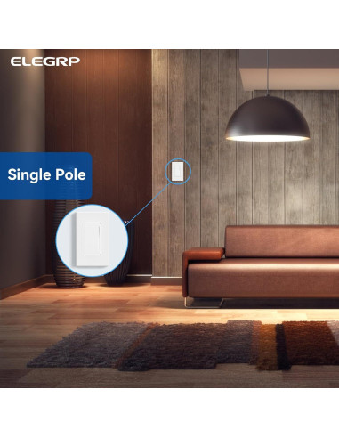 Interruptor Regulador Táctil ELEGRP 150W LED Blanco
