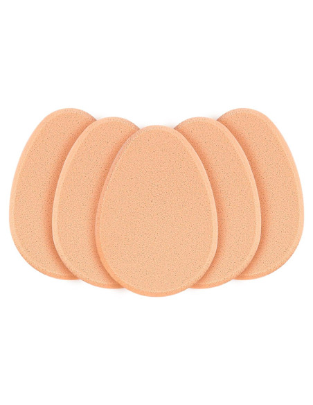5 Esponjas de Maquillaje Ovaladas Badong para Base Húmeda y Seca 5 Esponjas de Maquillaje Ovaladas Badong para Base Húmeda y Seca