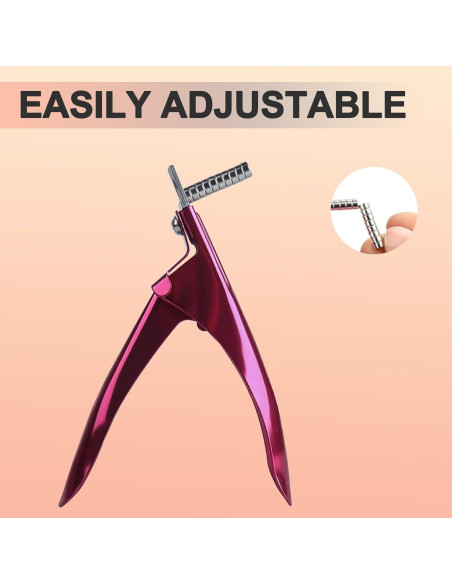 Cortador de Uñas Acrílicas XIRON Ajustable Rosa 16.5cm Cortador de Uñas Acrílicas XIRON Ajustable Rosa 16.5cm