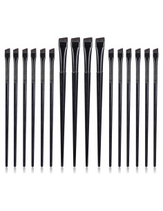 Set de 16 Brochas de Maquillaje para Cejas y Delineador DAGUANZHI