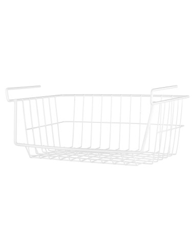 Cesta de Alambre Blanca Whitmor 40.6x25.4x17.8 cm