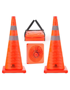 Conos de Seguridad Plegables RoadHero 71.1 cm - Paquete de 2