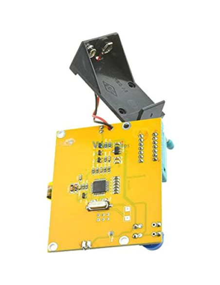 Multímetro LCR-T4 Deeoee LCD Retroiluminado Medidor de Transistores Multímetro LCR-T4 Deeoee LCD Retroiluminado Medidor de Transistores