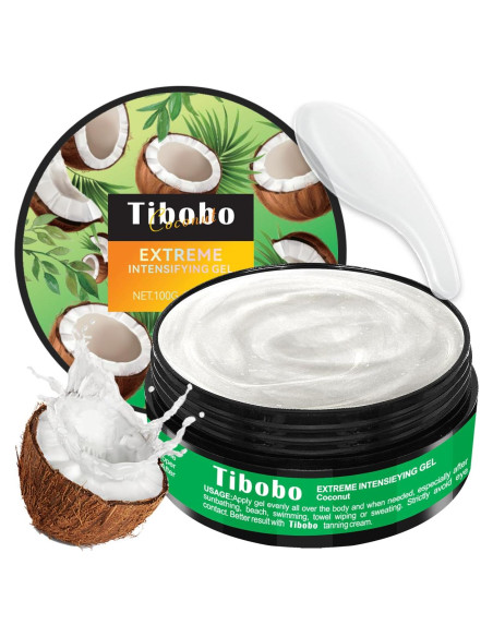 Gel Bronceador Intensivo Tibobo 103.5 ml Aroma Coco Tropical Gel Bronceador Intensivo Tibobo 103.5 ml Aroma Coco Tropical