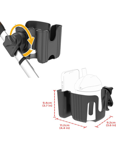 Soporte Universal para Tazas y Teléfonos WedFeir 2-en-1 Ajustable Soporte Universal para Tazas y Teléfonos WedFeir 2-en-1 Ajustable