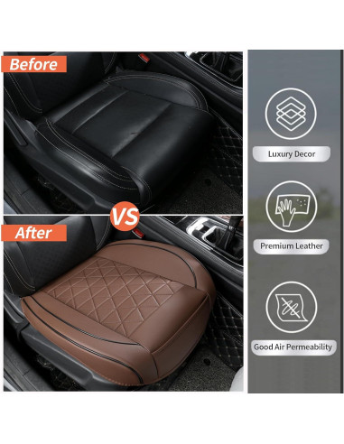 Funda de Asiento de Coche WinxMatrs Marrón Ajuste Universal