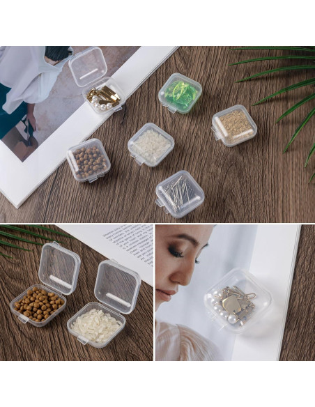 10 Estuches Transparentes Clofiak para Tapones de Oído 3.5cm 10 Estuches Transparentes Clofiak para Tapones de Oído 3.5cm