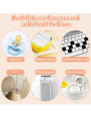 Cepillo de Limpieza 3-en-1 Yonghan para Botellas y Pajitas