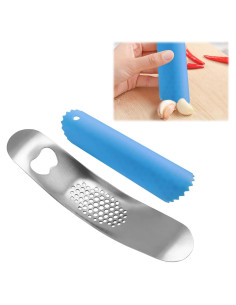 Juego de Herramientas para Ajo Aphohome 2 Piezas Acero Inoxidable