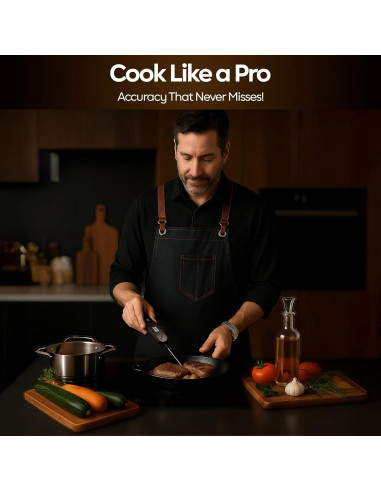 Termómetro Digital de Cocina Famoos DT-127 Impermeable IP67