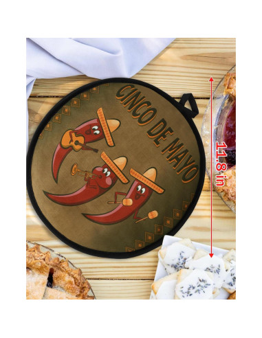 Calentador de Tortillas Grande SUPRBIRD 30 cm Aislante Microondas