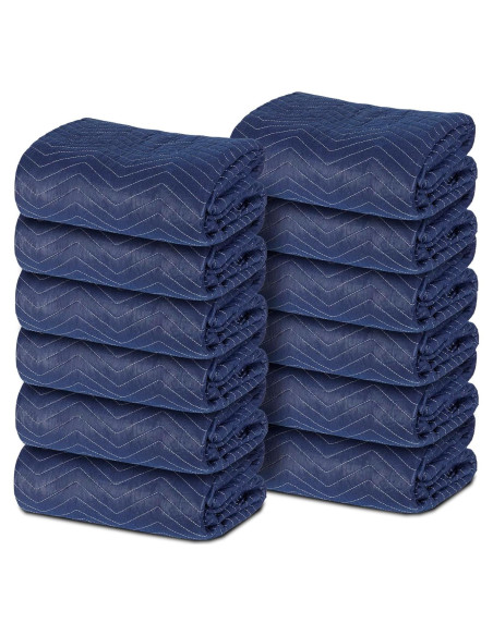 Manteles de Mudanza Nouva 12 Paquete 183 x 206 cm Azul y Negro Manteles de Mudanza Nouva 12 Paquete 183 x 206 cm Azul y Negro