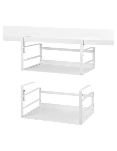Organizador Bajo Estante Nxconsu 2 Pack Blanco 25x34 cm