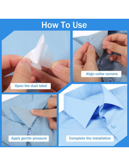 100 Soportes de Cuello para Camisas de Vestir SynHHergyx 100 Soportes de Cuello para Camisas de Vestir SynHHergyx