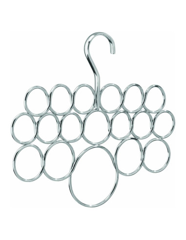 Colgador de Pañuelos InterDesign Axis 18 Bucles Cromo