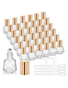 Paquete de 36 Botellas Vacías de Aceite Esencial ELFULLY 8ml