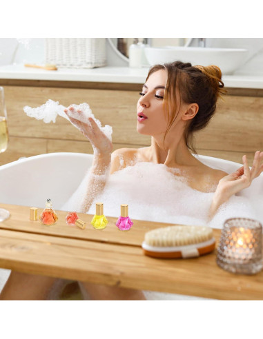 Paquete de 36 Botellas Vacías de Aceite Esencial ELFULLY 8ml