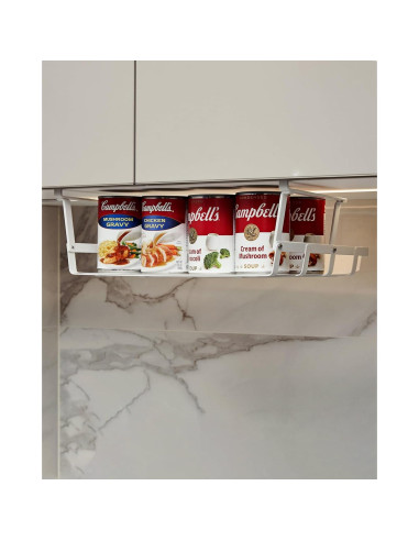 Cesta de Almacenamiento Colgante Abitrothy 2 Paquete Blanca