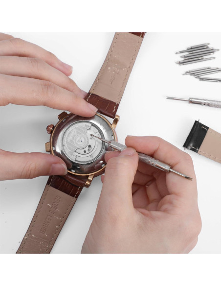 Kit de Herramientas para Reloj Bremorou 30 Piezas Acero Inoxidable Kit de Herramientas para Reloj Bremorou 30 Piezas Acero Inoxidable