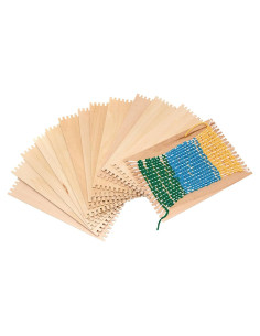 Telar de Madera Colorations RLOOM Set de 12 para Niños