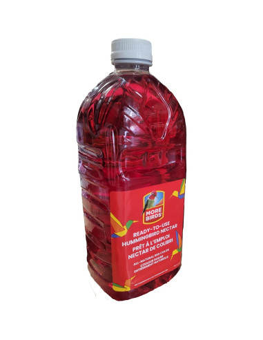 Néctar Premium para Colibríes More Birds 1.89L Listo para Usar