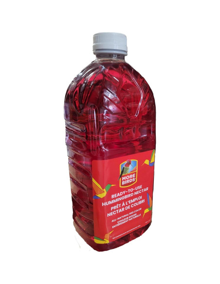 Néctar Premium para Colibríes More Birds 1.89L Listo para Usar Néctar Premium para Colibríes More Birds 1.89L Listo para Usar