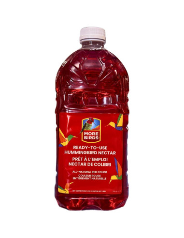 Néctar Premium para Colibríes More Birds 1.89L Listo para Usar