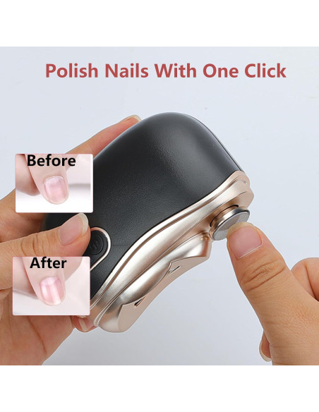Cortador de Uñas Eléctrico Recargable PINjiaju 2-en-1 con Luz LED Cortador de Uñas Eléctrico Recargable PINjiaju 2-en-1 con Luz LED