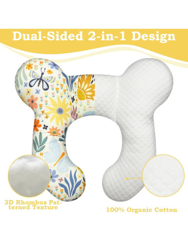 Almohada de Viaje para Bebé ZHOMA Soporte Cuello Flor 2