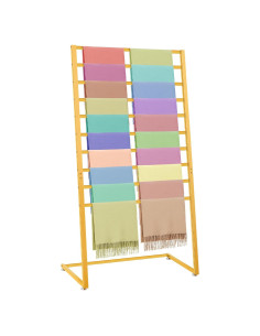 Organizador de Bufandas y Cinturones Metal Dorado Kritkin 10 Niveles
