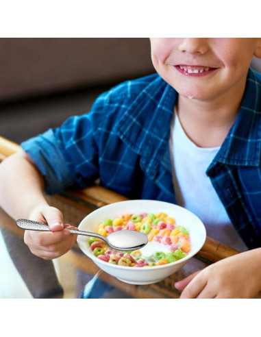 Set de Cubiertos para Niños LIANYU 9 Piezas Acero Inoxidable