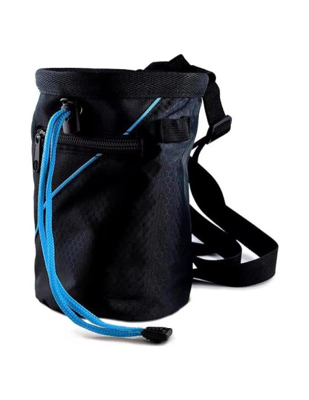 Bolsa de Tiza para Escalada Genérico 30-40L Azul con Cinturón Bolsa de Tiza para Escalada Genérico 30-40L Azul con Cinturón