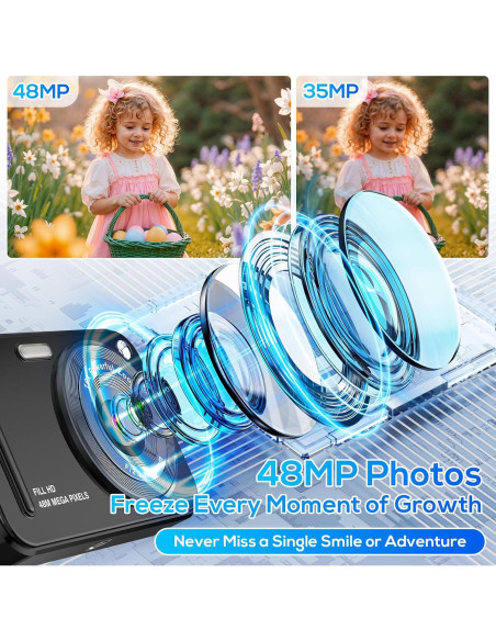 Cámara Digital WITYEAH X5 48MP FHD 1080P para Niños Cámara Digital WITYEAH X5 48MP FHD 1080P para Niños