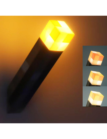 Lámpara de antorcha recargable USB Yevheniy 3 niveles brillo Lámpara de antorcha recargable USB Yevheniy 3 niveles brillo