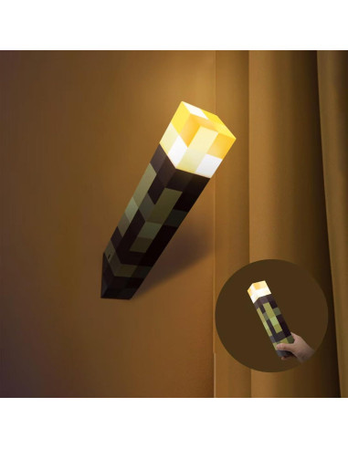 Lámpara de antorcha recargable USB Yevheniy 3 niveles brillo