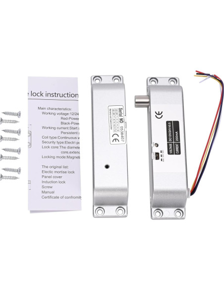 Cerradura Eléctrica de Perno YUHANUS 12V con Retardo Cerradura Eléctrica de Perno YUHANUS 12V con Retardo