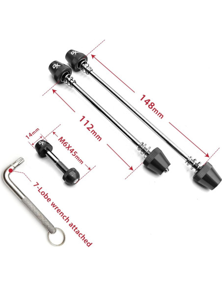 Cerradura Antirrobo ONIPAX 7 Lóbulos para Bicicleta Cerradura Antirrobo ONIPAX 7 Lóbulos para Bicicleta