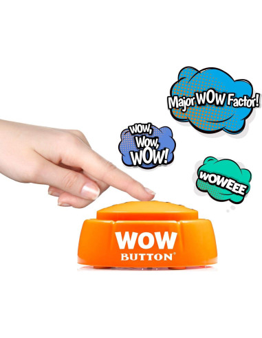Botón WOW - Sonidos de Sorpresa y Alegría - 8.89cm