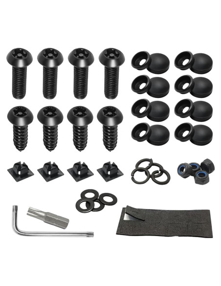 Kits de Tornillos Antirrobo M6 Ferianl para Placas de Matrícula Kits de Tornillos Antirrobo M6 Ferianl para Placas de Matrícula
