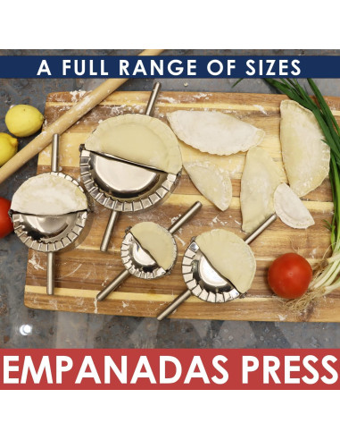 KAYCROWN Prensa de Empanadas de Acero Inoxidable 4 Tamaños