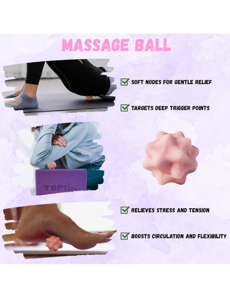 Kit de Yoga y Pilates Yopil 9 en 1 - Bloques, Anillo, Bandas y Más Kit de Yoga y Pilates Yopil 9 en 1 - Bloques, Anillo, Bandas y Más
