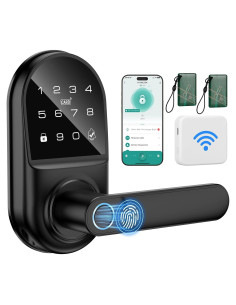 Cerradura Digital Biométrica Bog Fang B006 con Control Remoto