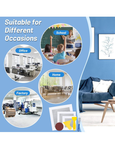 Kit de Parcheo de Pared LifeisLuck 12 PCS 4/6/8 Pulgadas