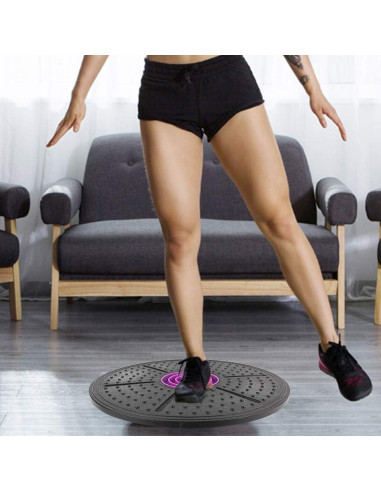 Tablero de Equilibrio Laberinto Fydun Púrpura 36cm para Yoga