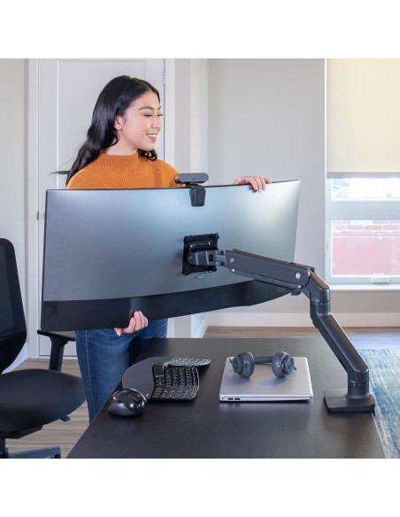 Soporte de Monitor Ergotron 45-475-224 Negro Mate 49" Soporte de Monitor Ergotron 45-475-224 Negro Mate 49"