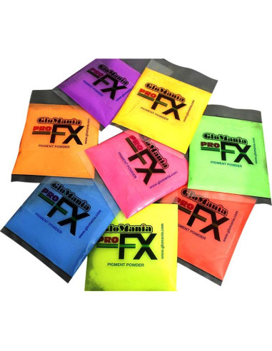 Polvo Pigmento Brillante Naranja ProFX 113.4g - Brilla en la Oscuridad