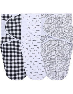 Envoltura de Swaddle Ajustable Sleepyturtle - Paquete de 3 Bebés 2