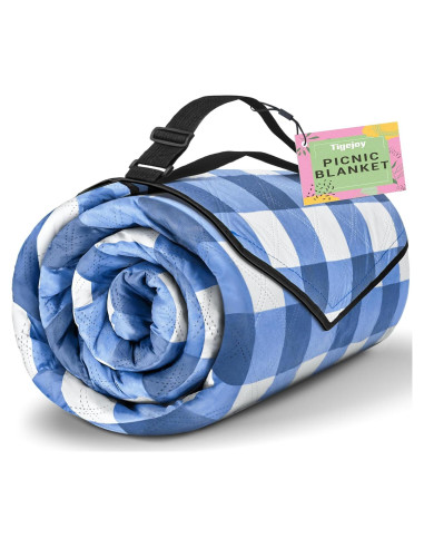 Manta de Picnic Plegable TigeJoy Impermeable 2.03m x 1.52m