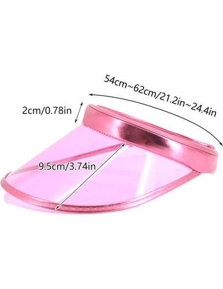 Visera de Sol para Mujeres Surkat Holograma UV Talla Única Visera de Sol para Mujeres Surkat Holograma UV Talla Única